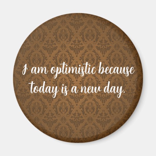 Brown is optimistisch magneet (Voorkant)