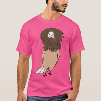 Brown Jacobin Pigeon 2 T-shirt