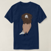 Brown Jacobin Pigeon T-shirt (Design voorkant)