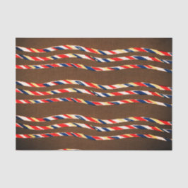 BROWN JAPANESE WOODBLOCK PATTERN WEEFSELPAPIER TISSUEPAPIER