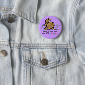 Brown Jelly Beans Ronde Button 5,7 Cm (In situ)