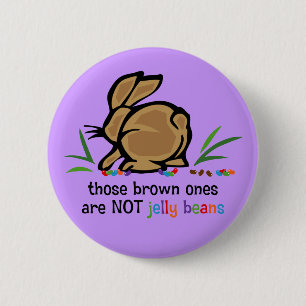 Brown Jelly Beans Ronde Button 5,7 Cm