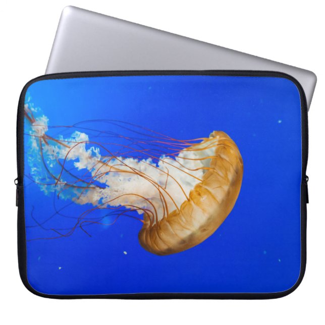BROWN JELLYFISH LAPTOP SLEEVE (Voorkant)
