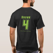 Brown Jersey T-shirt (Achterkant)