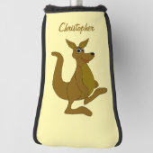 Brown Kangaroo Design Golfheadcover (Draai 90)