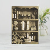 Brown Kitchen Closet Bridal Shower Kaart (Staand voorkant)