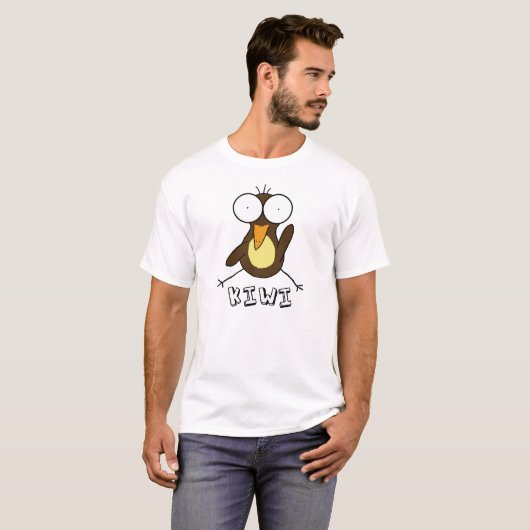 Brown Kiwi T-Shirt (Voorkant volledig)