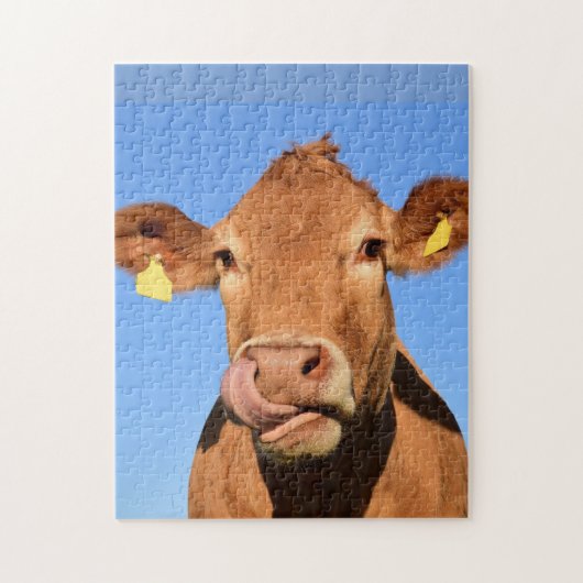 BROWN KOE JIGSAW PUZZZLE LEGPUZZEL (Verticaal)