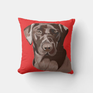 Brown Labrador Retriever Kussen