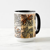Brown Leaf Coffee Cup Mok (Voorkant rechts)