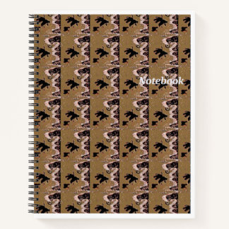 Brown Leafs Spiral Notitieboek