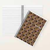Brown Leafs Spiral Notitieboek (Binnen)