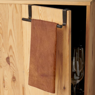 Brown Leather American MoJo Kitchen Towel Theedoek