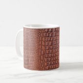 Brown leather texture backgroundabstract,aged,anim koffiemok (Voorkant links)