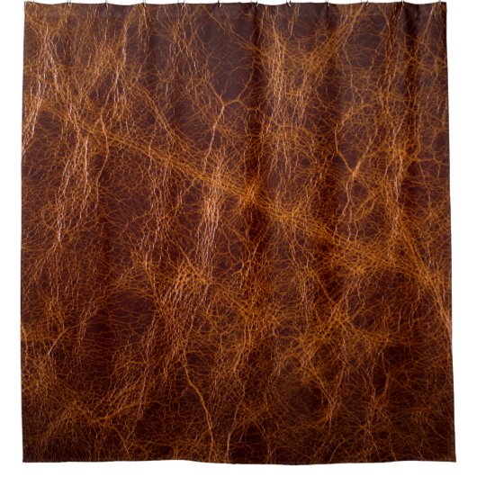 Brown leather textureabstract,art,artificial,backg douchegordijn (Voorkant)