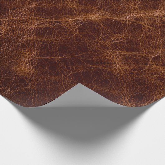 Brown leather textureleather,texture,abstract,acce cadeaupapier (Hoek)