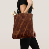 Brown leather textureleather,texture,abstract,acce tote bag (Dichtbij)
