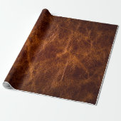 Brown leather textureleather,texture,background,ar cadeaupapier (Uitgerold)