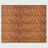Brown leather woven backgroundleather,brown,backgr cadeaupapier (Vlak)