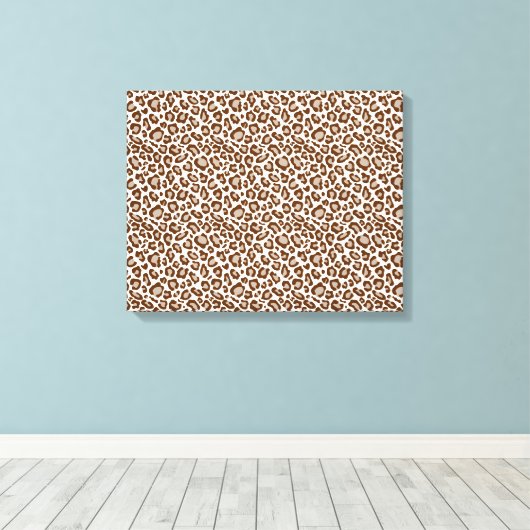Brown Leopard Animal Print (Insitu (Houten vloer))