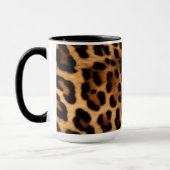 Brown Leopard Animal Print Mok (Links)