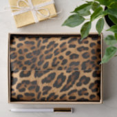 Brown Leopard Animal Print Tissuepapier (Geschenk)