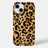 Brown Leopard Print Case-Mate iPhone Case (Achterkant)