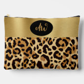 Brown Leopard Print Etui (Voorkant)