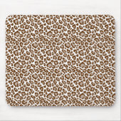 Brown Leopard Print Muismat (Voorkant)