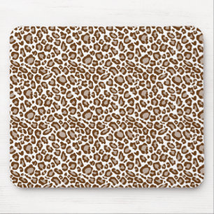 Brown Leopard Print Muismat