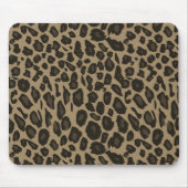 Brown Leopard Print Muismat (Voorkant)