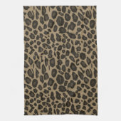 Brown Leopard Print Theedoek (Verticaal)