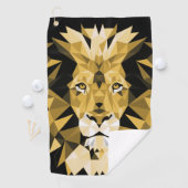 Brown Lion Golfhanddoek (Insitu)