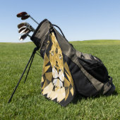 Brown Lion Golfhanddoek (Groen)