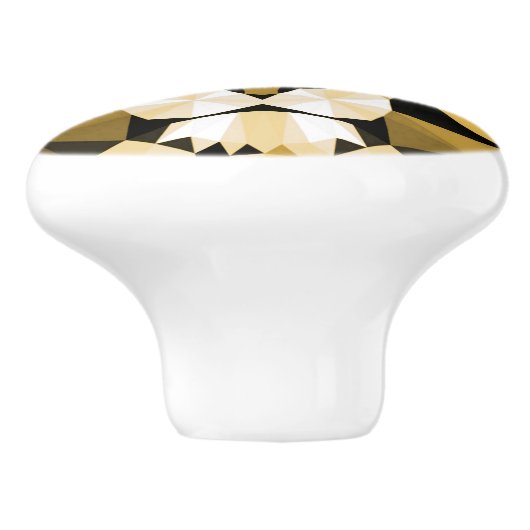 Brown Lion Keramische Knop (Zijkant)