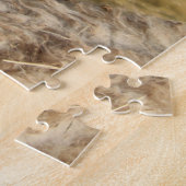 Brown Llama Sluiten gezichtsprofiel - Cusco Peru Legpuzzel (Zijkant)
