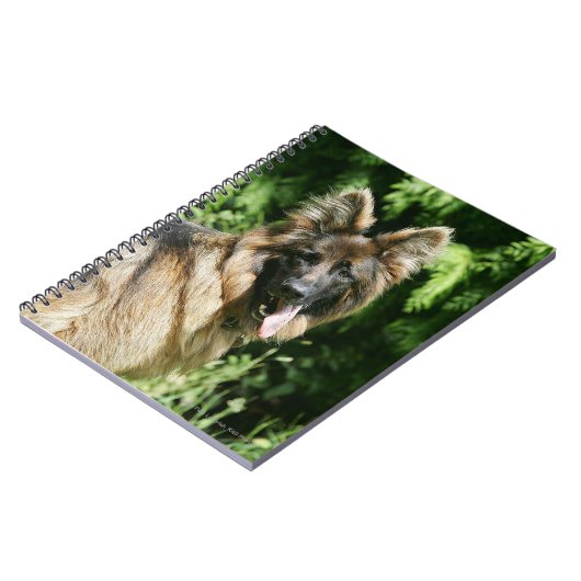 Brown Long Hazard German Shepherd 1 Notitieboek (Linkerzijde)