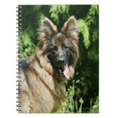 Brown Long Hazard German Shepherd 1 Notitieboek (Voorkant)