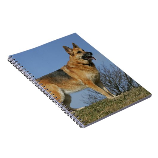 Brown Long Hazard German Shepherd 2 Notitieboek (Rechterzijde)