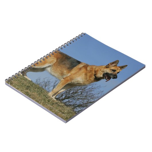 Brown Long Hazard German Shepherd 2 Notitieboek (Linkerzijde)