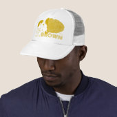 BROWN LOVE IN GOLD TRUCKER PET (In situ)