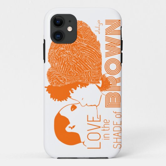 BROWN LOVE in SINAASAPPEL Case-Mate iPhone Case (Achterkant)