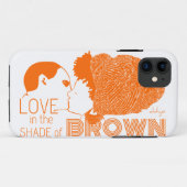 BROWN LOVE in SINAASAPPEL Case-Mate iPhone Case (Achterkant (horizontaal))