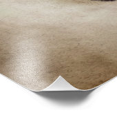 Brown Lucky Rabbit's Foot Foto Afdruk (Hoek)