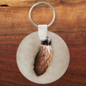 Brown Lucky Rabbit's Foot Sleutelhanger (Voorkant)