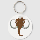 Brown Mammoth Keychain (Achterkant)