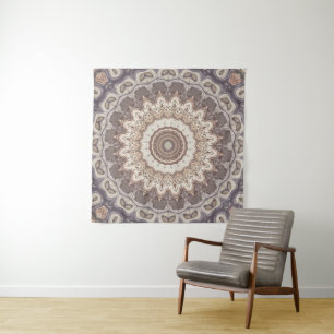 Brown Mandala Wandkleed
