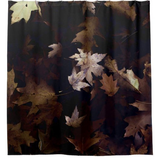 BROWN MAPLE LEAVES DOUCHEGORDIJN (Voorkant)