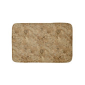 Brown Marble Fossil Kijk Badmat (Voorkant)