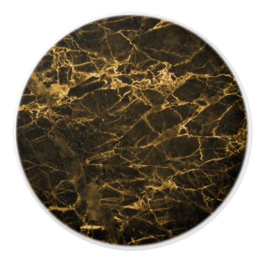 BROWN MARBLE KERAMISCHE KNOP (Voorkant)